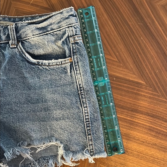 Denim Distressed Women Shorts - Picture 4 of 5
